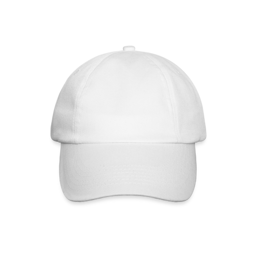 Baseball Cap - white/white