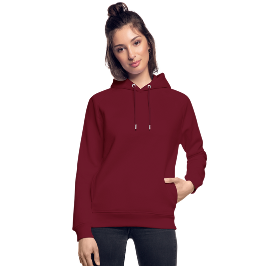 Unisex Organic Hoodie by Stanley & Stella - burgundy