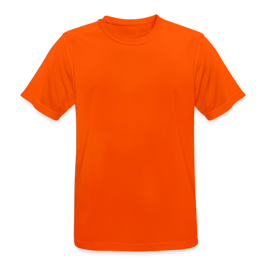 Men’s Breathable T-Shirt - neon orange