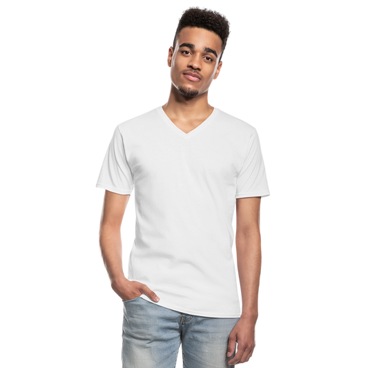 Men's V-Neck T-Shirt - white